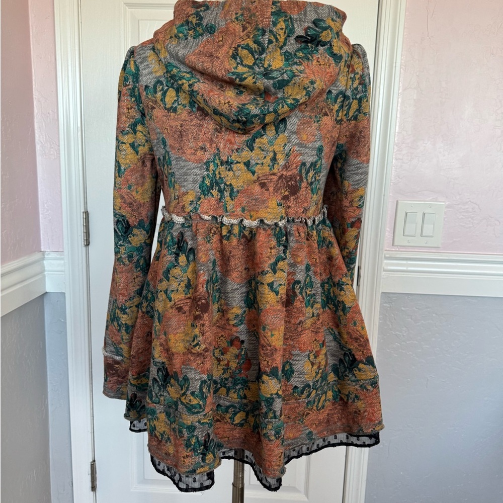 Evy's Tree Sophie Full Zip Women's Multicolor Hoodie Jacket Vintage SZ M - Picture 13 of 16